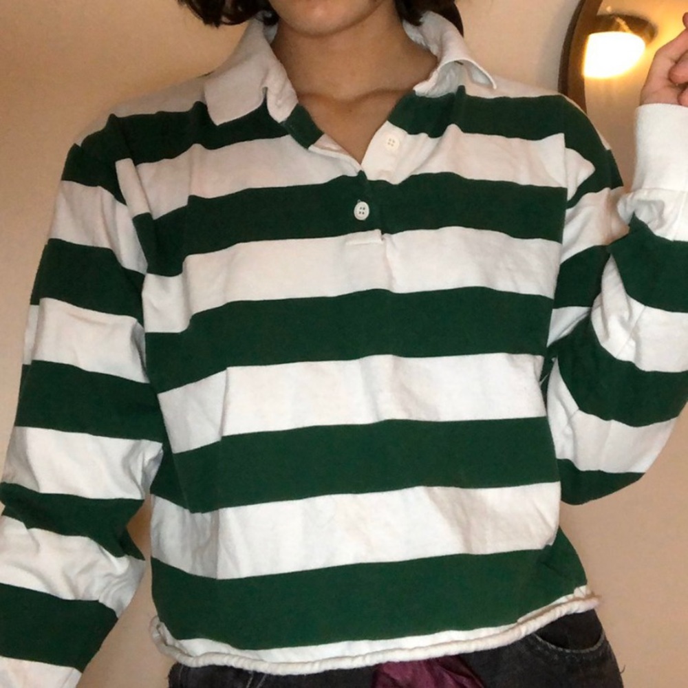 Brandy Melville green polo